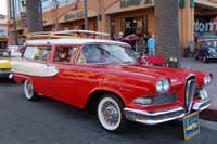 Awesome 1958 Edsel Roundup 2 Door Station Wagon is a cool beach cruiser for sure!